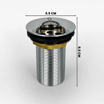 Goeka Brass Dlx Waste Coupling F/T 3 Inch | Single Lever Slotted Drain Stopper