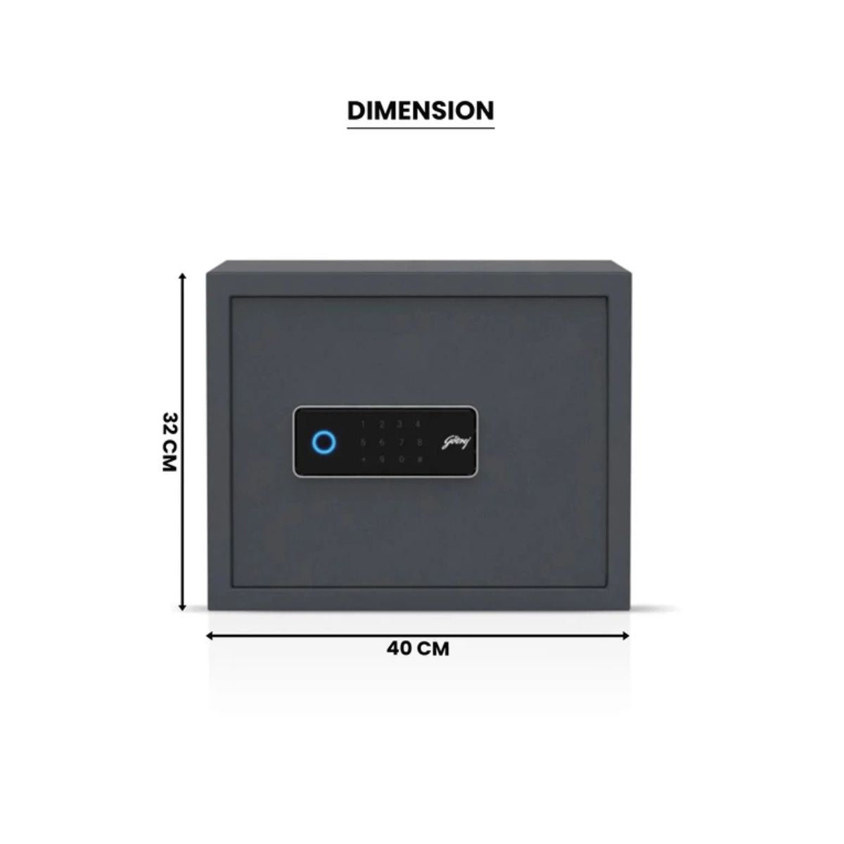 Godrej NX Pro Digital (30 Ltr) Ebony Home Locker | With External USB Charging