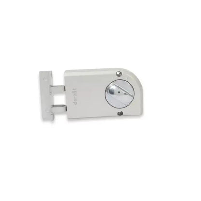 Dorset Phantom Main Door Verti Lock With Key Knob Nickel Silver Night Latch