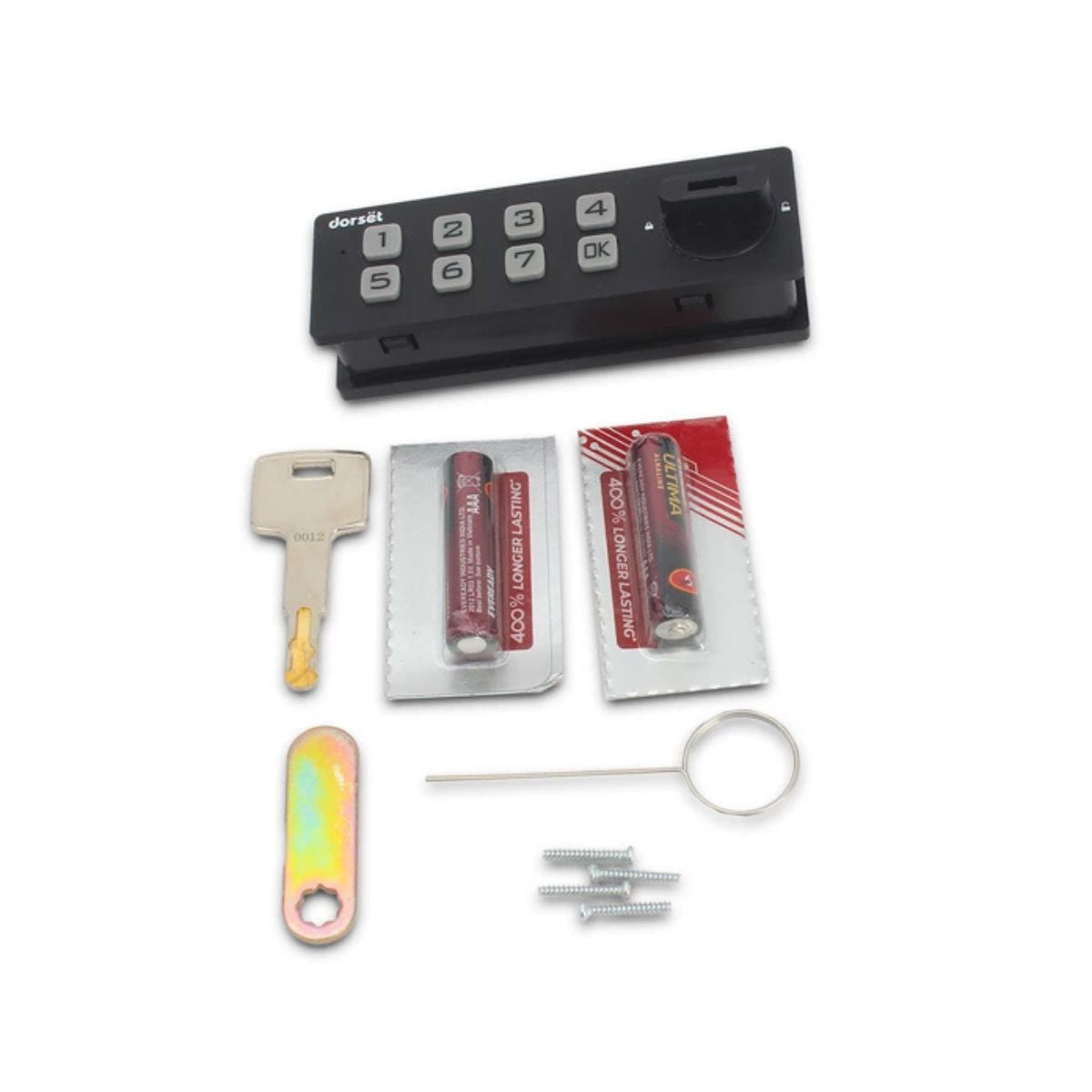 Dorset DG 306 Digital Furniture Biometric Lock Password 4 To 15 Digits Mechanical Key