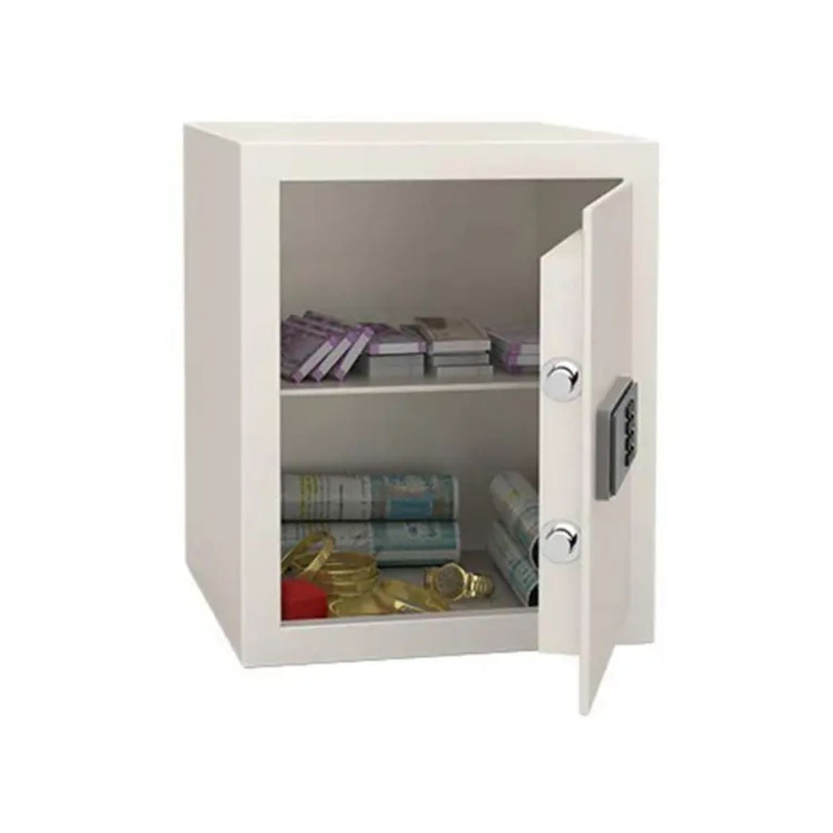 Godrej NX Pro Key Lock (40 Ltr) Ivory Home Locker | 10X Stronger Than Wooden Cupboard