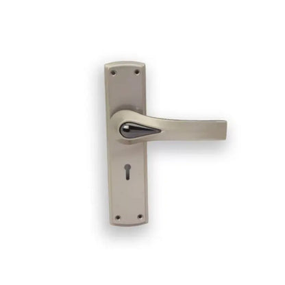 Atom Lock 65mm Double Stage Locking 205mm Satin Black Lever Handle