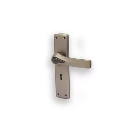 Atom Lock 65mm Double Stage Locking 205mm Satin Black Lever Handle