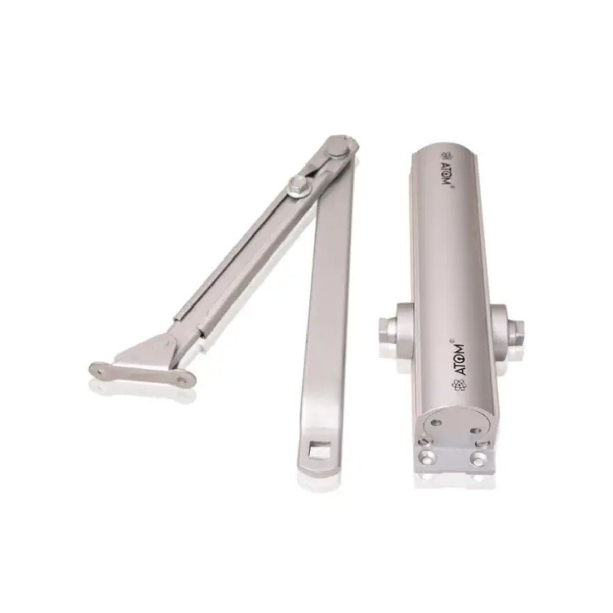 Atom Door Closer WDC-60 Regular | 45-60kg | Stainless Steel Finish | 3mm Thickness Hydraulic Closer