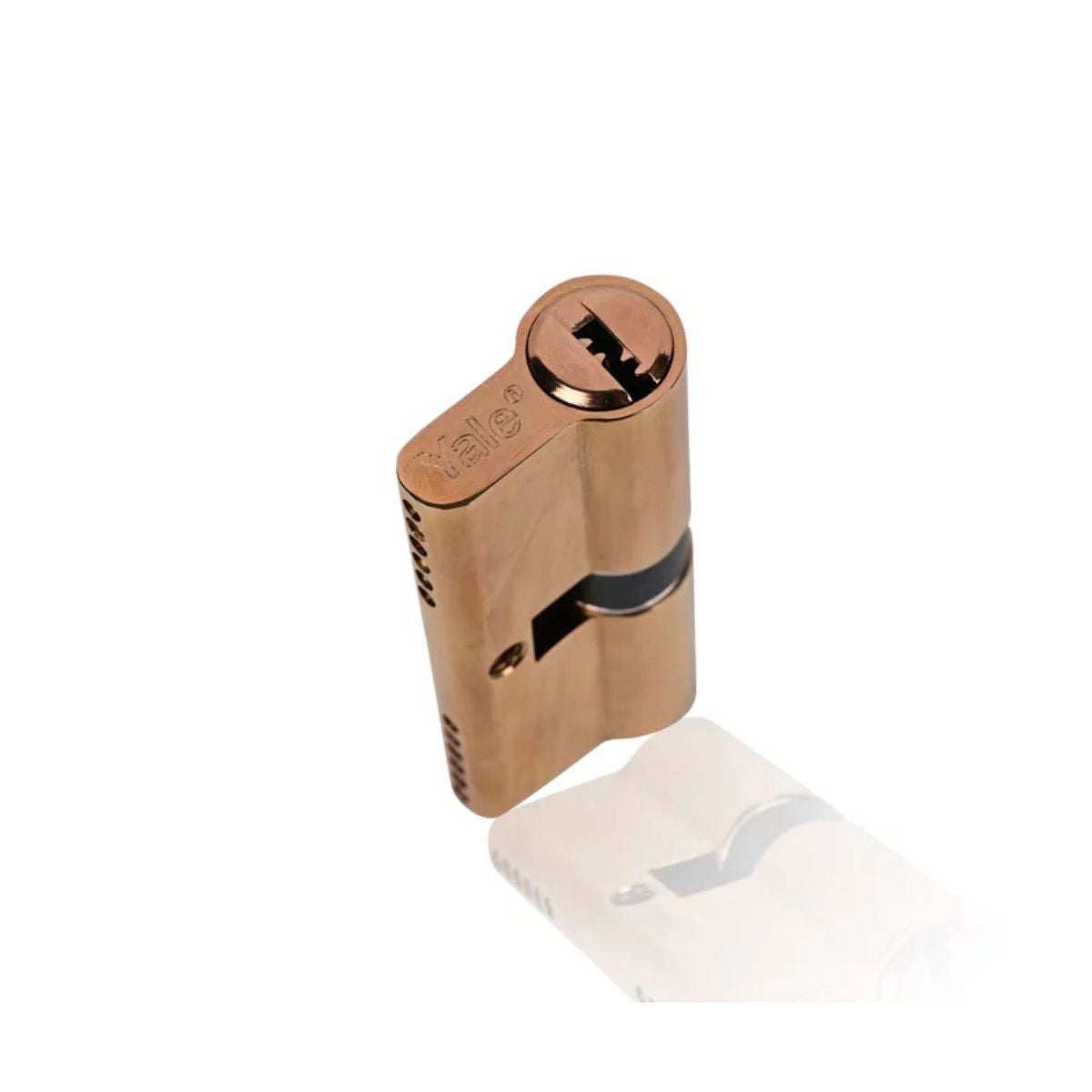 YALE Yale 70mm Key And Knob Cylinder | RG Finish | Dimpled Key | Both-Side Keys