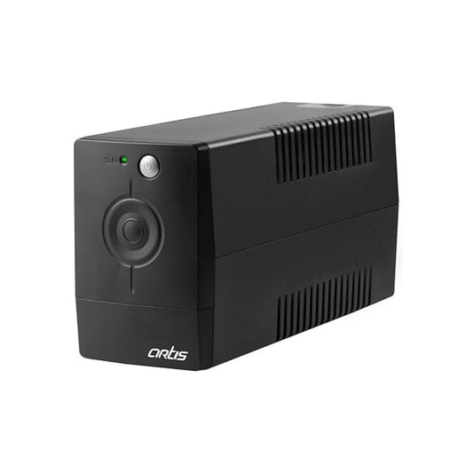 Artis PS-600VA 600VA Line Interactive UPS for Personal Computers, Desktop PCs, Laptops, Routers, Networking Devices and Gaming Consoles