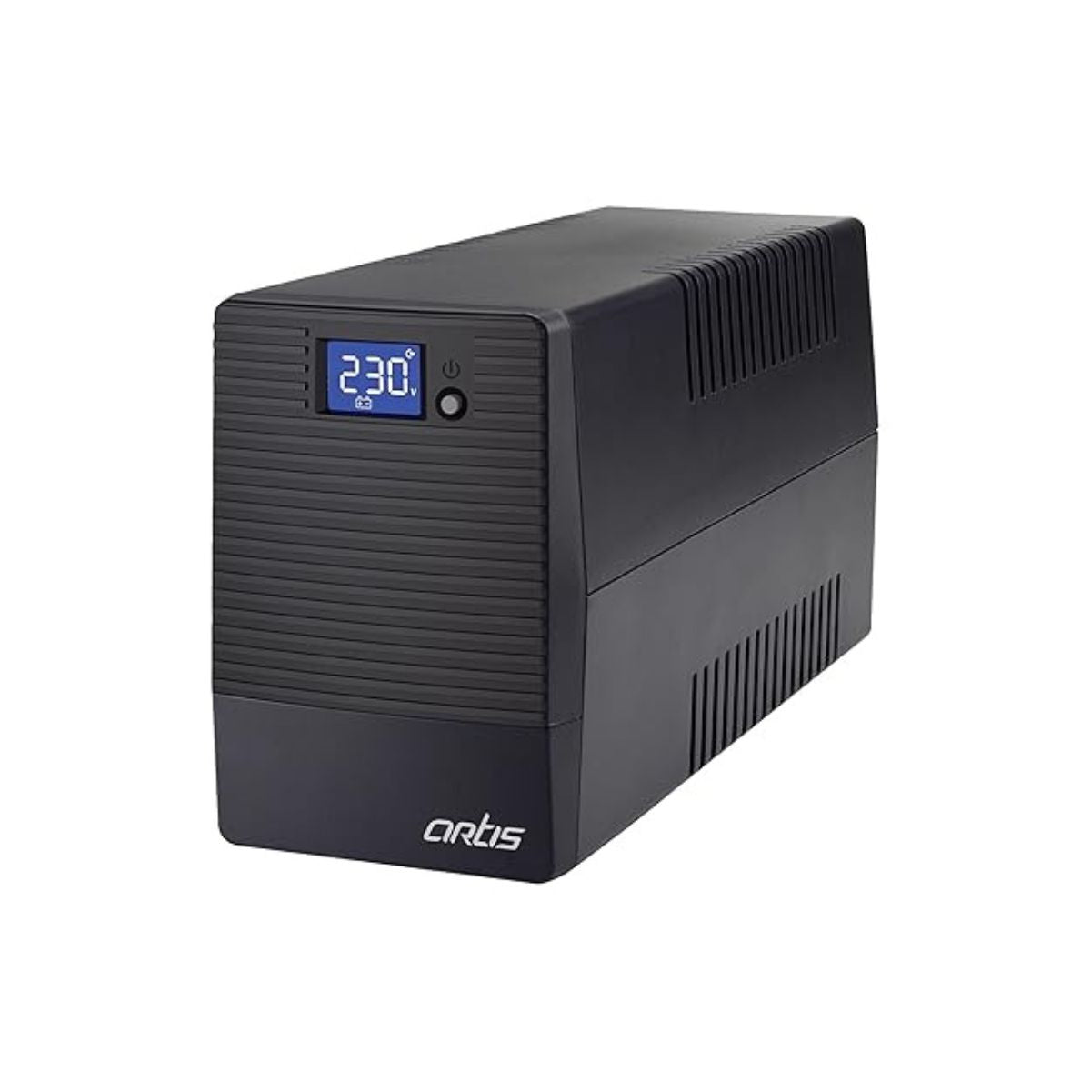 Artis 600VA LCD Touchscreen UPS for Personal Computers, Desktop PCs, Laptops, Routers, Networking Devices and Gaming Consoles