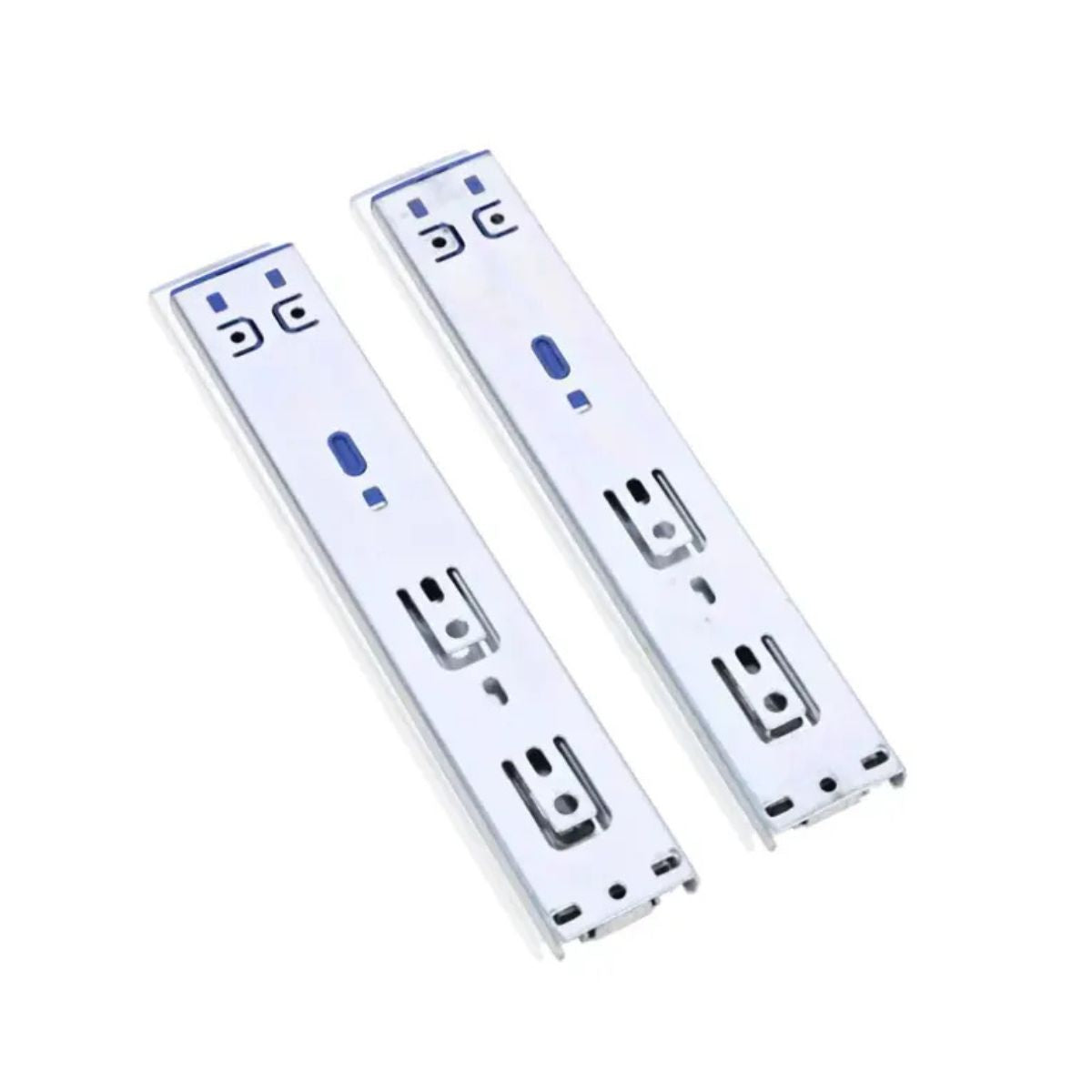 Inox Telescopic Slider | Full Extension Soft Close | 10-Inch | Zinc Plated Durable Rails