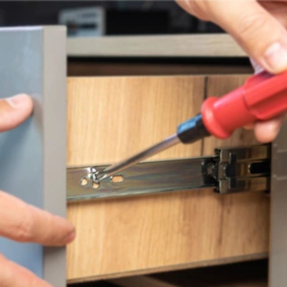 Hettich Telescopic KA 4532 35kg Silent System 450mm | Soft Closing Drawer Channel