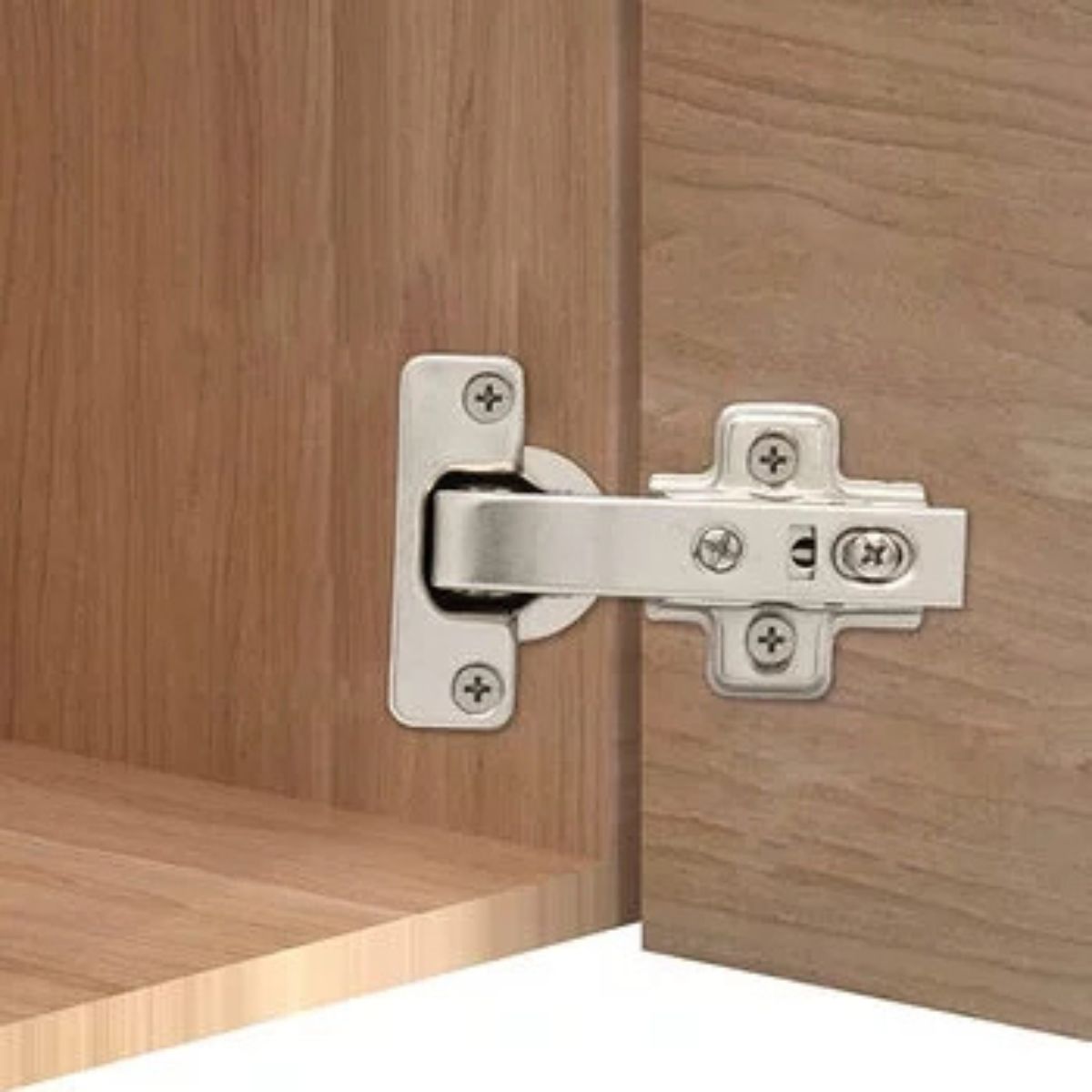 FGV Blind Hinge With Mounting Plate | Comfortable Grip Handle | Rose Gold Finish