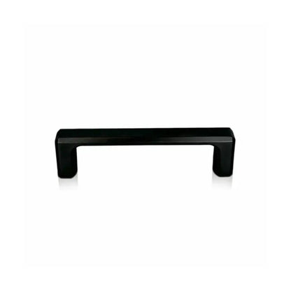 Archis Cabinet Handle | Black Matte Handle | Oblong Zinc Design with Curved Style