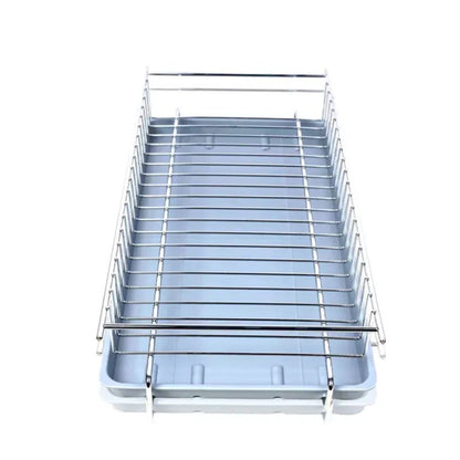 Hettich Two-Layer Kitchen Drainage Rack | Chrome-Plated Stainless Steel Dish Drainer