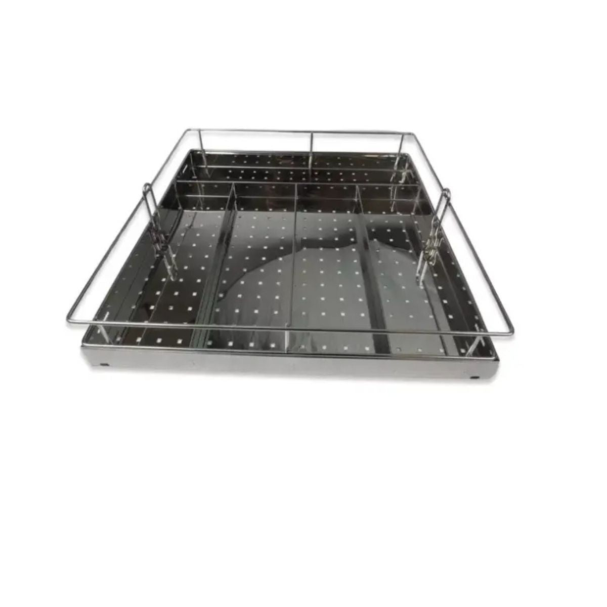 Inox Innova X Perforated Cutlery Basket 550mm 4 Inch 19X20X4 | Dishes Organizer