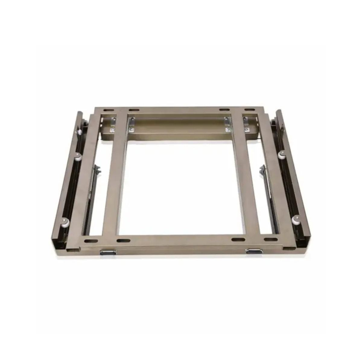 Inox Satin Magic Corner Unit | Durable Frame and Runner with Rollers