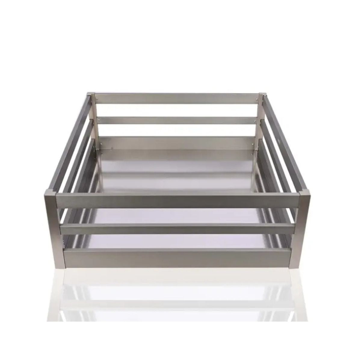 Inox Satin GT Basket 600mm | Silent Bottom Concealed Slider
