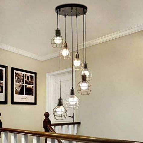 LED Chandeliers, Industrial Multi Light Pendant Light