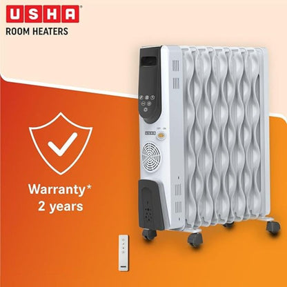 Usha 4309 FSE Oil Filled Radiator 9 Fin Room Heater