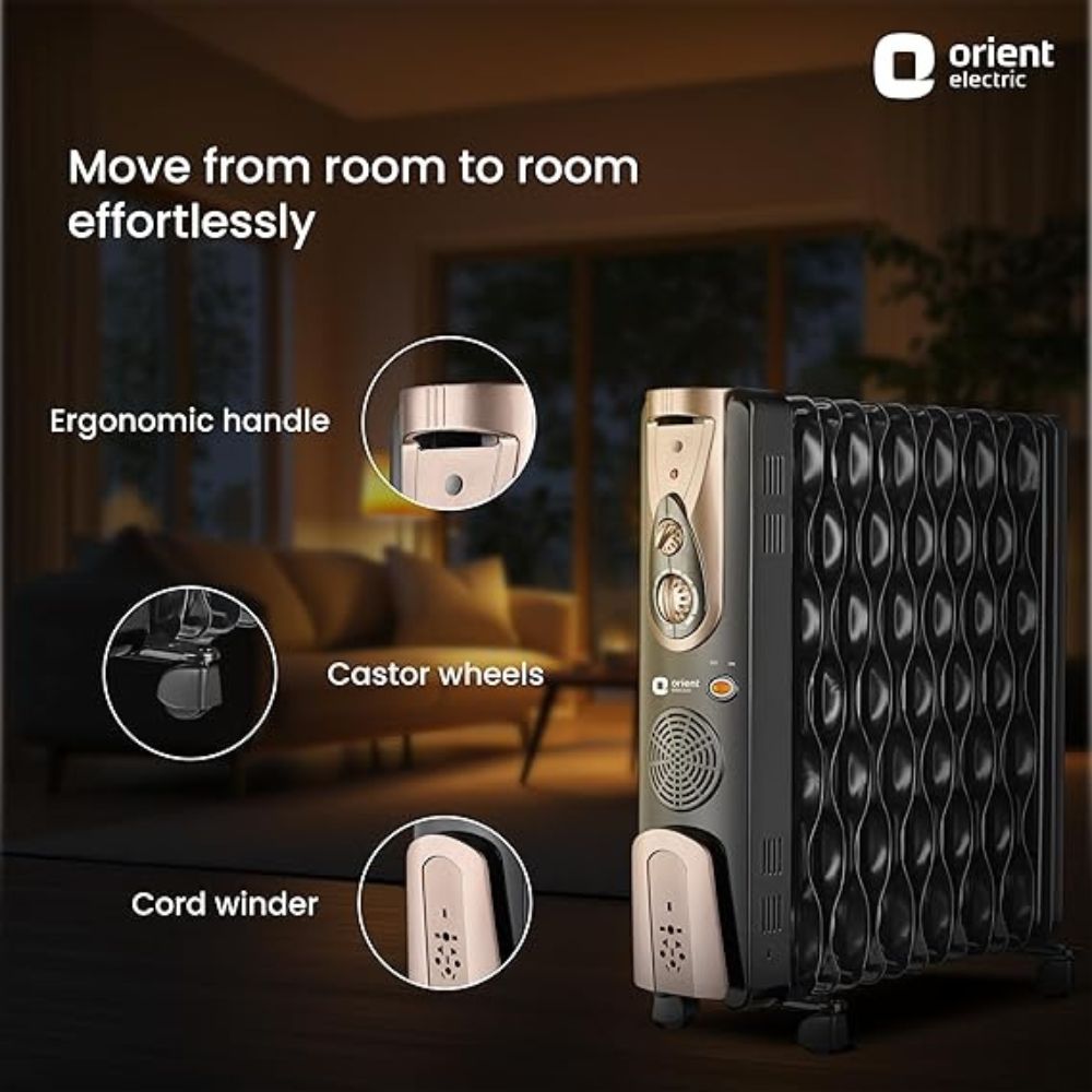 Orient Electric Comforter collection 13 fin oil filled radiator |2900W power