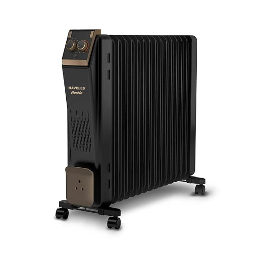 Havells 15 Fin Oil Filled Room Heater (OFR) | Advanced New U-Tech Fast Heating Fins | 2900W