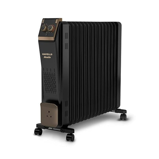 Havells 15 Fin Oil Filled Room Heater (OFR) | Advanced New U-Tech Fast Heating Fins | 2900W