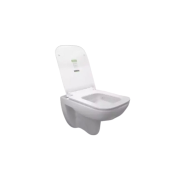 Jaquarrimless Wall Hung WC With Inbuilt Jet | Pp Soft Close Slim Seat Cover