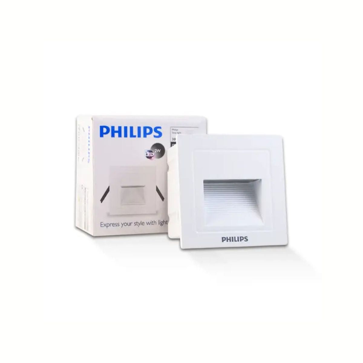 Led Fixture Philips Philips Step Light LED | 2W | Square Shape | 1350 lm | Recessed Lighti ...
