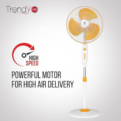 Havells 400mm High Speed Pedestal Fan | Strong & Stable Base