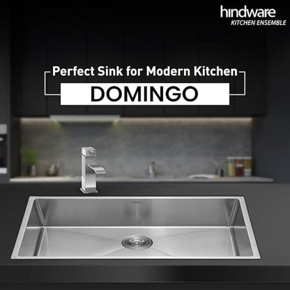 Hindware Kitchen Sink 24"x18"x9"| 304 Grade Stainless Steel