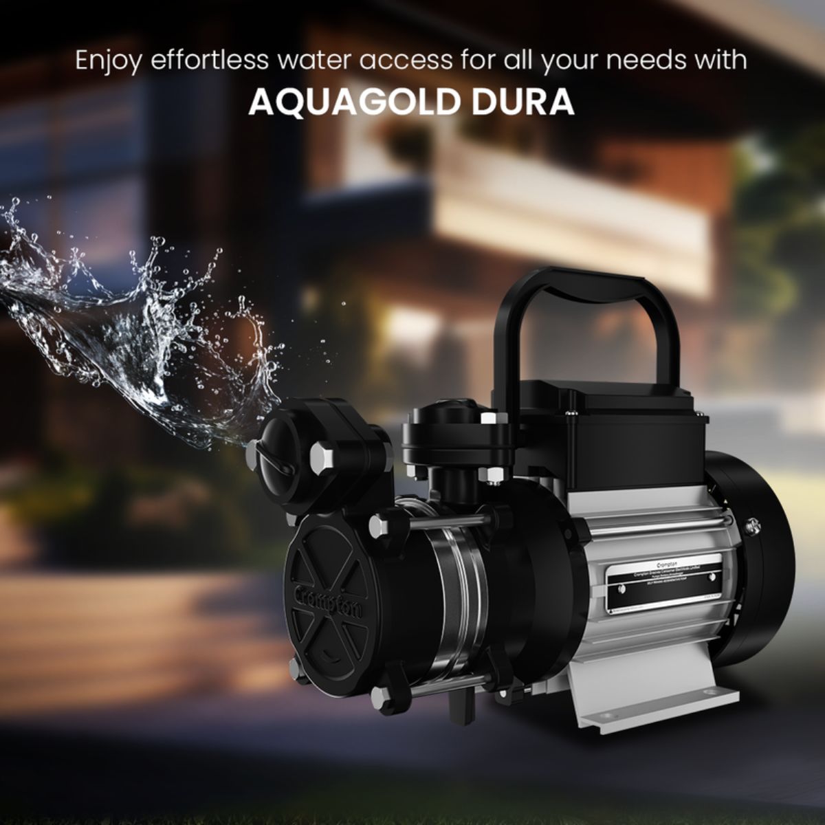 AQUAGOLD DURA 150 - Mini Self Priming Regenerative Pump 1.5 HP