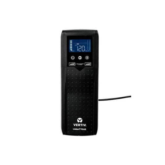 Liebert   PSA5   1500VA   Line-interactive   UPS,   Desktop/Floor Mount, Hot  Swappable,   10  NEMA  Outlets, AVR, USB  &  RJ-45,  900W Load