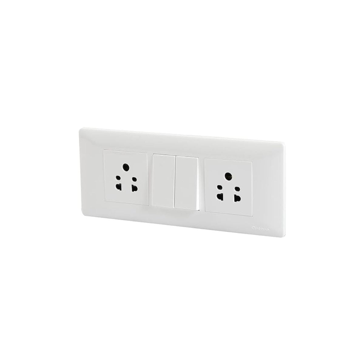 Havells Crabtree Anti Viral Switch (Athena) Combo of 6 M Plate, 6A Socket & 10 AX Switch, White (Kit 10)