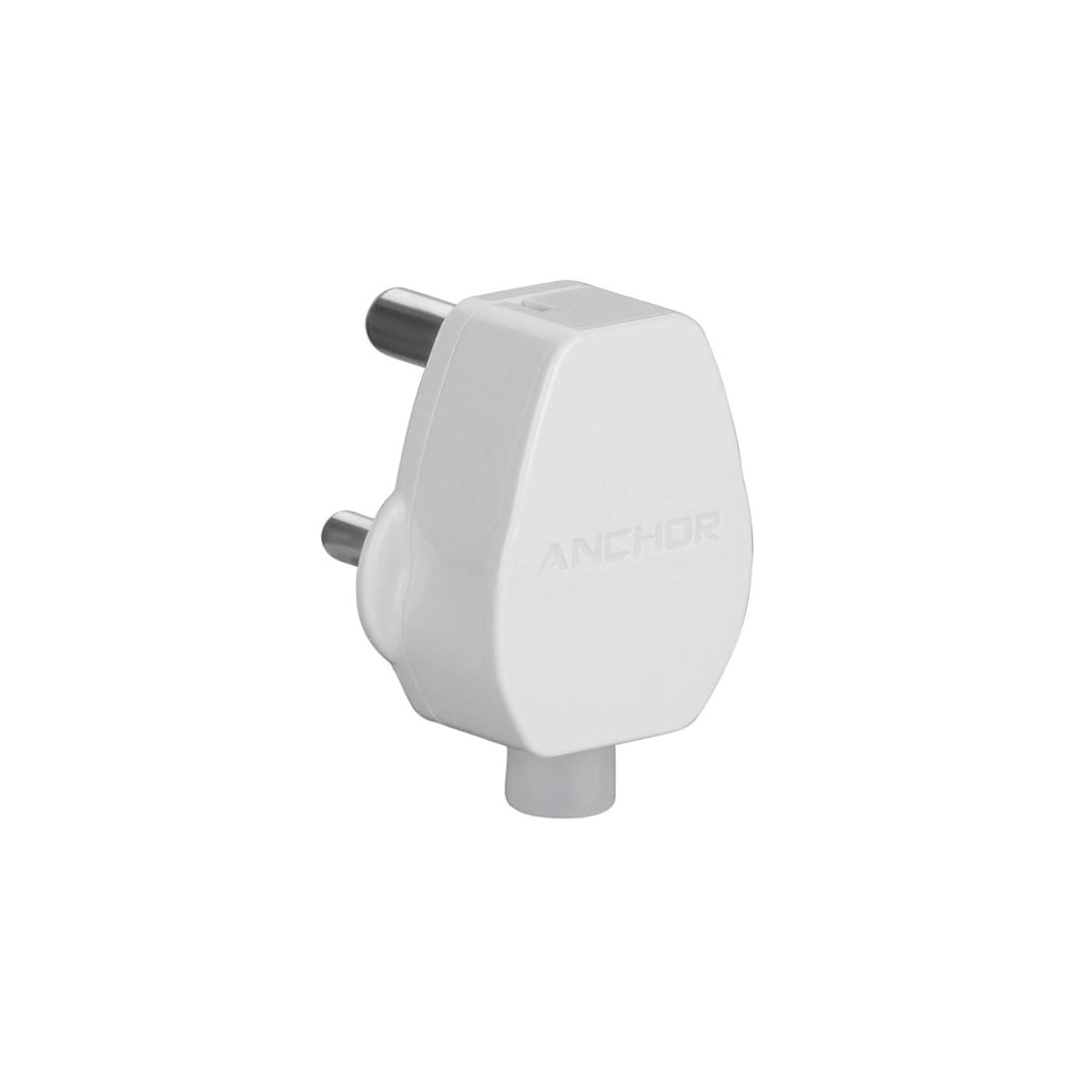 Anchor by Panasonic Super Plug Top 6A, 3 Pin, ISI Certified, Sleek White Finish, Ideal for Daily Use with Home & Office Appliances