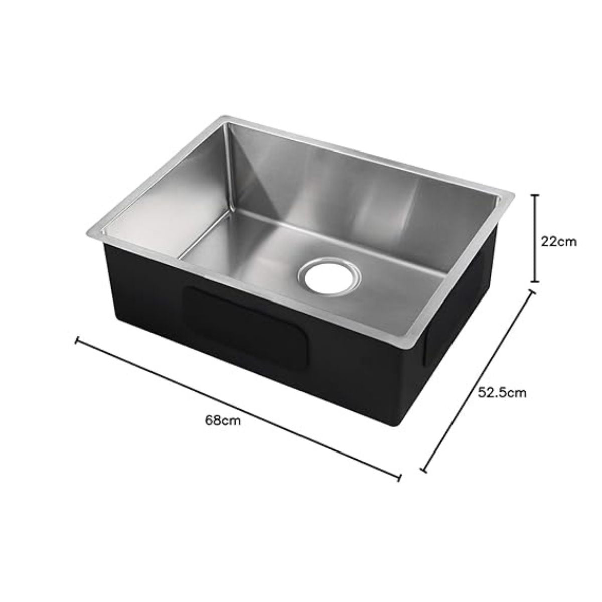 Franke Kitchen Sink 24" X 18" Single Bowl SS 304 Square Sink