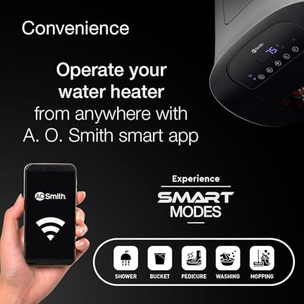 AO Smith HeatBot Wifi Water Heater 15 Litre