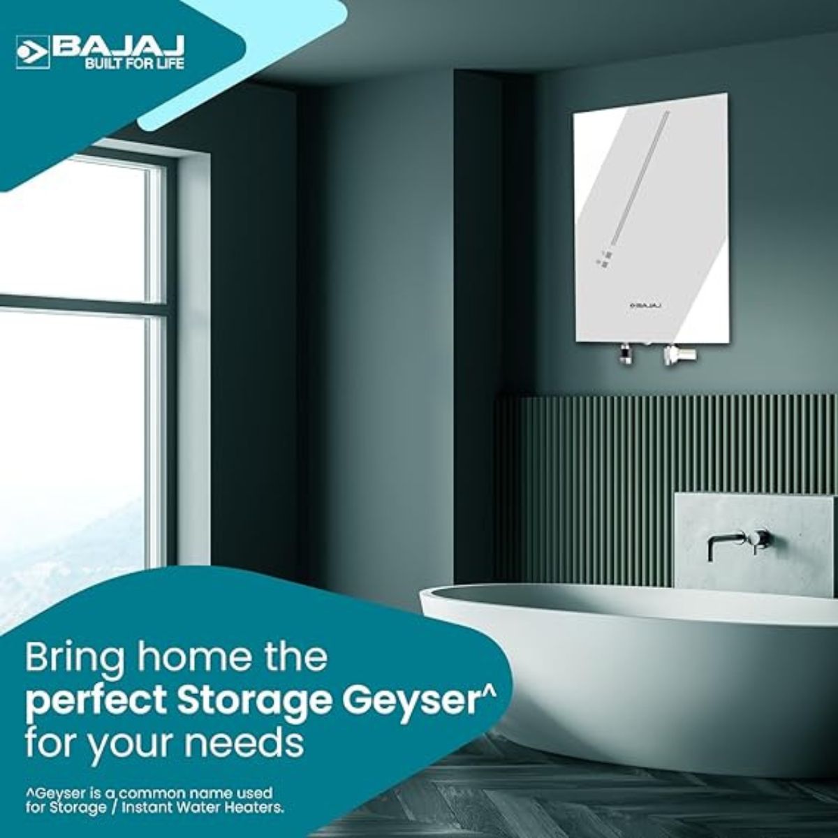 Bajaj Skive 5 Litre Instant Water Heater for home| High Grade SS Tank|