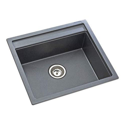 Kaff KSG22SBBLK Bowl Sink, Black, Granite Sink Finish