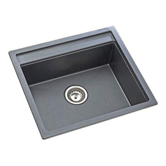 Kaff KSG22SBBLK Bowl Sink, Black, Granite Sink Finish