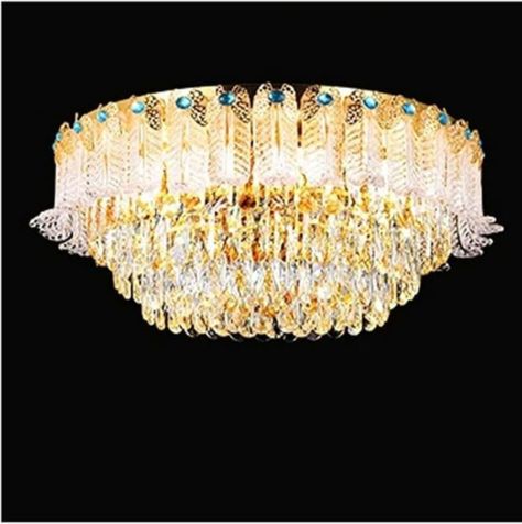 European Candle Crystal Living Room Light Simple European Chandelier Compound Attic Dining Room Bedroom Project Club Lobby