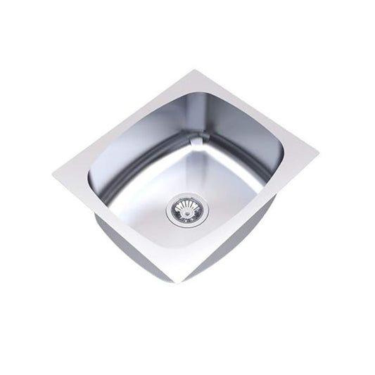 Carysil Elegance Series Single Bowl Kitchen Sink, Stainless Steel Kitchen Sink