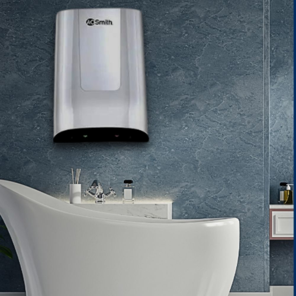 AO Smith Minibot 3 L Instant Wall Water Geyser White