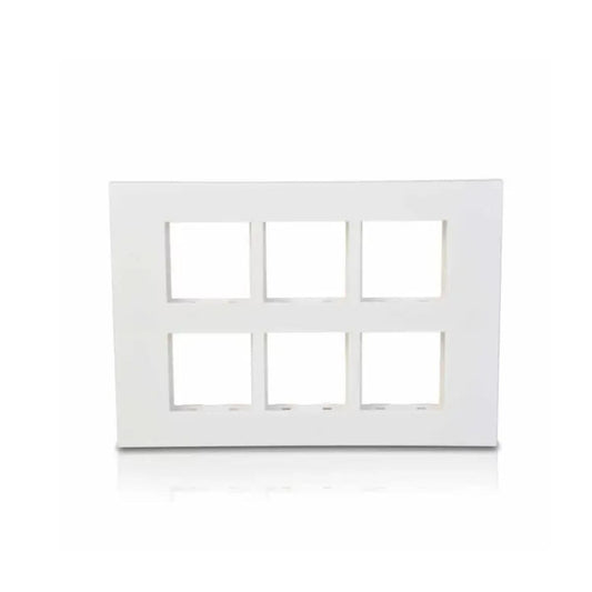 Anchor Penta Module 12 Module Horizontal Plate | White, Spacious Layout