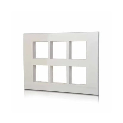 Anchor Penta Module 12 Module Horizontal Plate | White, Spacious Layout