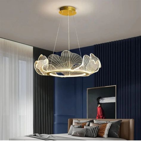 Cabbage Leaf Acrylic Hanging Chandelier