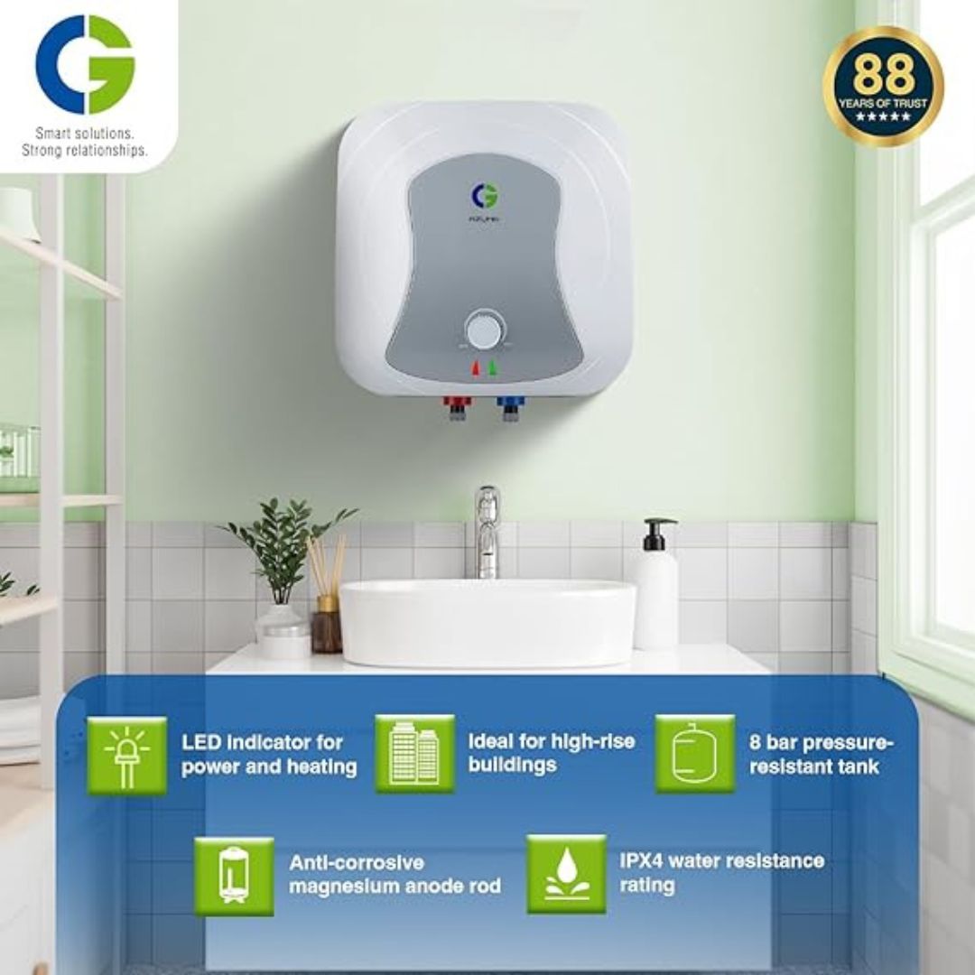 CG-Azuma 15Ltr Storage Water Heater (Geyser) 5-star