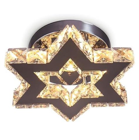 Modern LED Crystal Chandelier Stainless Steel Mini Lights LED Ceiling Light