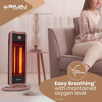 Bajaj RHT2C Room Heater 900 Watts | 2 Heat Settings (450W / 900W)