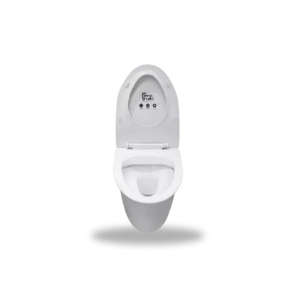 Kohler Veil Elongated Toilet Bowl With Skirted Trap Way | White Glossy Finish